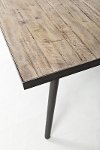 Gray Wash 5 Piece Dining Set - American Retrospective-2