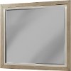 Clearance Modern Driftwood Gray Mirror - Melbourne