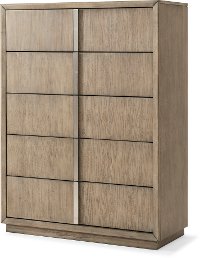 Modern Driftwood Gray Chest of Drawers - Melbourne