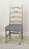Gray and Barn Washed 7 Piece Dining Set with Ladder Back Chairs - Willow Creek Collection-2