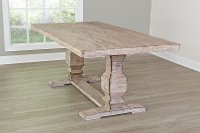 Barn Washed Trestle Table - Willow Creek Collection