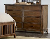 Cherry Brown Classic Dresser - Mill Creek