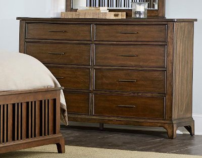 Cherry Brown Classic Dresser - Mill Creek