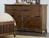 Clearance Cherry Brown Classic Dresser - Mill Creek