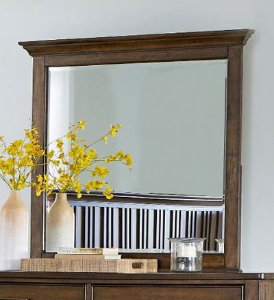Cherry Brown Classic Mirror - Mill Creek