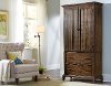 Clearance Rustic Classic Cherry Brown Armoire - Mill Creek