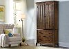 Rustic Classic Cherry Brown Armoire - Mill Creek-3