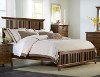 Clearance Cherry Brown Classic Queen Bed - Mill Creek