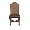 Cordovan Brown Tufted Dining Room Chair - Lucca-2