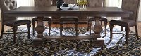 Cordovan Brown Dining Table - Lucca Collection