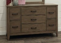 Contemporary Brown Dresser - Cottonwood Creek