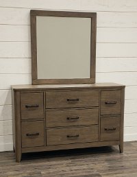 Contemporary Brown Dresser - Cottonwood Creek-2