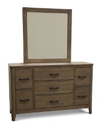 Contemporary Brown Dresser - Cottonwood Creek-5