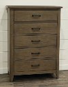 Contemporary Brown Chest of Drawers - Cottonwood Creek-2