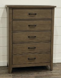 Contemporary Brown Chest of Drawers - Cottonwood Creek-2