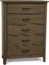 Contemporary Brown Chest of Drawers - Cottonwood Creek-3