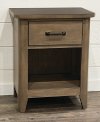 Clearance Contemporary Brown Nightstand - Cottonwood Creek