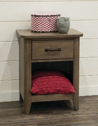 Contemporary Brown Nightstand - Cottonwood Creek-2