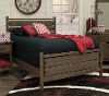 Contemporary Brown Twin Bed - Cottonwood Creek