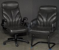 Ember Black Guest Chair