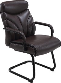 Mahogany Brown Guest Chair