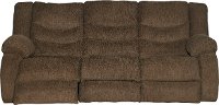 Chocolate Brown Dual Reclining Sofa - Tulen
