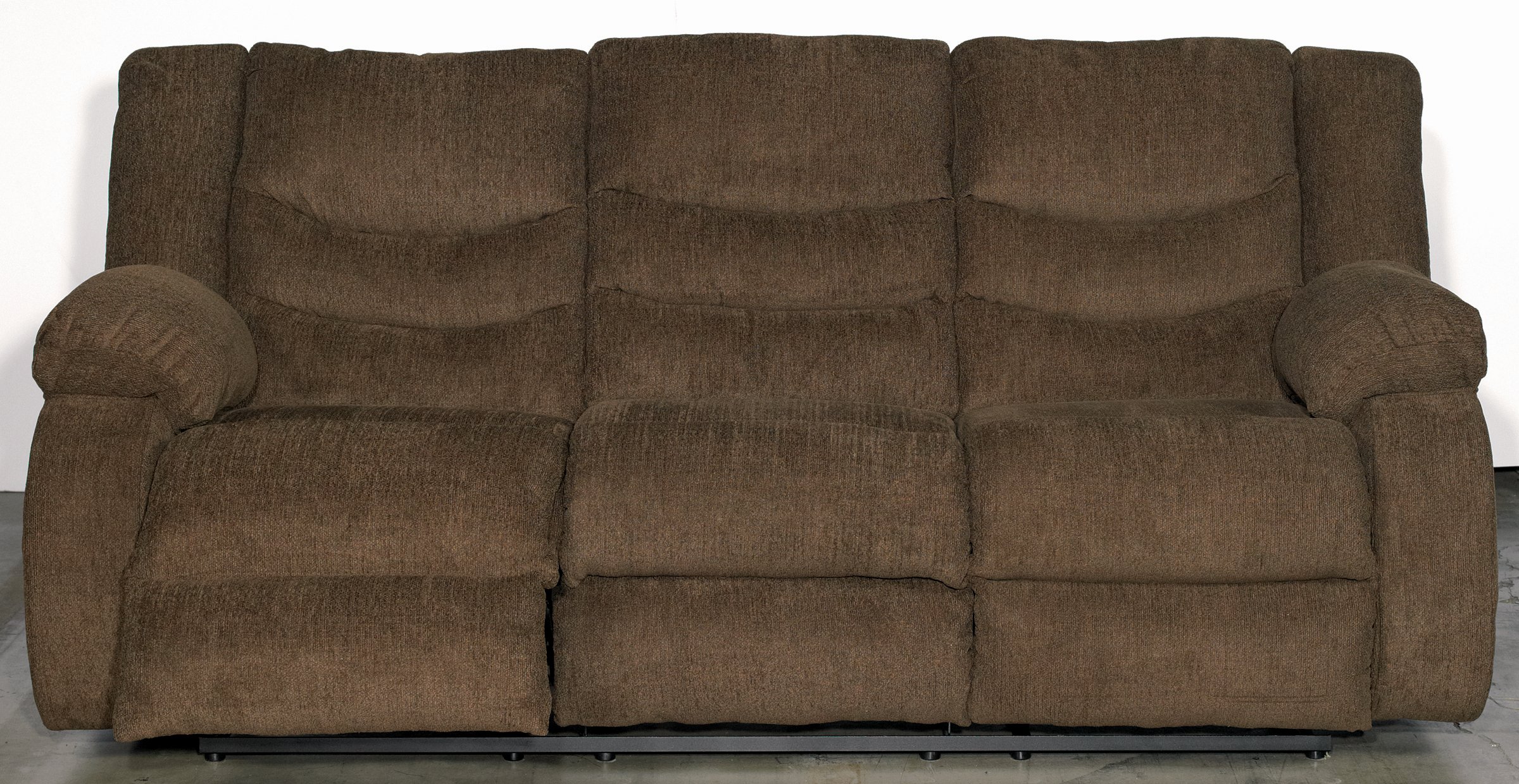 Chocolate Brown Dual Reclining Sofa - Tulen-2