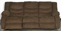 Chocolate Brown Dual Reclining Sofa - Tulen-2