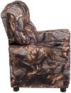 Camouflage Fabric Kids Recliner with Cup Holder-2