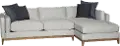 Kelsey Gray 2 Piece Sectional Sofa with RAF Chaise