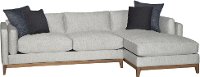 Mid-Century Modern Stone 2 Piece Sectional - Kelsey