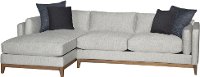 Stone 2 Piece Sectional Sofa with LAF Chaise - Kelsey