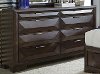 Clearance Cappuccino Brown Contemporary Dresser - Newland