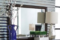 Cappuccino Brown Contemporary Mirror - Newland