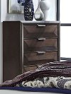 Clearance Contemporary Brown Chest of Drawers - Newland