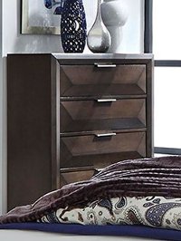 Contemporary Brown Chest of Drawers - Newland