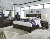 Cappuccino Brown Contemporary 6 Piece Queen Bedroom Set - Newland-4