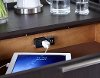 Charcoal Contemporary Nightstand - Tivoli-2