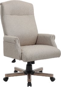 Beige Executive Office Chair