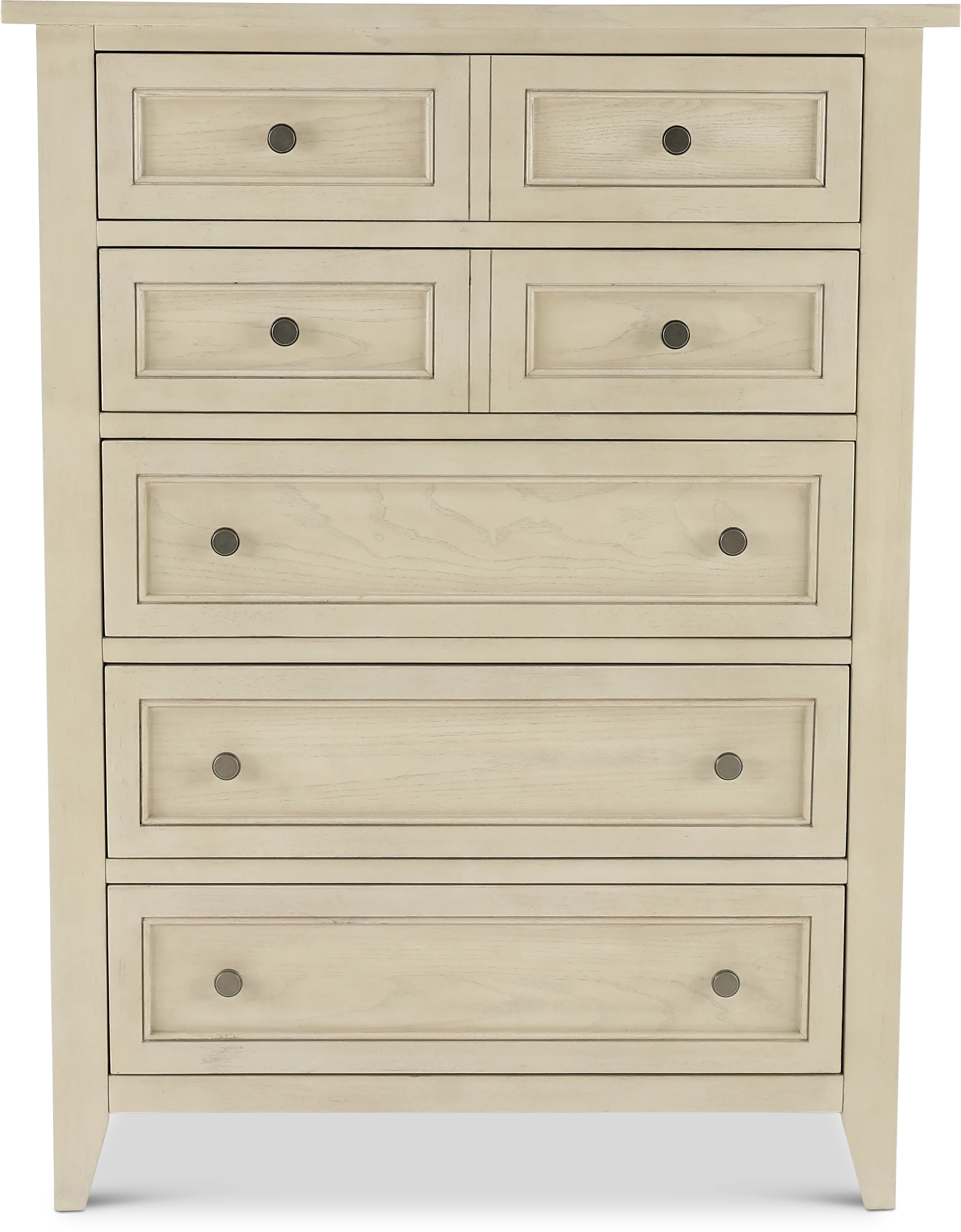 Raelynn Weathered White Chest of Drawers-1
