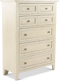 Weathered White Chest of Drawers - Raelynn-2