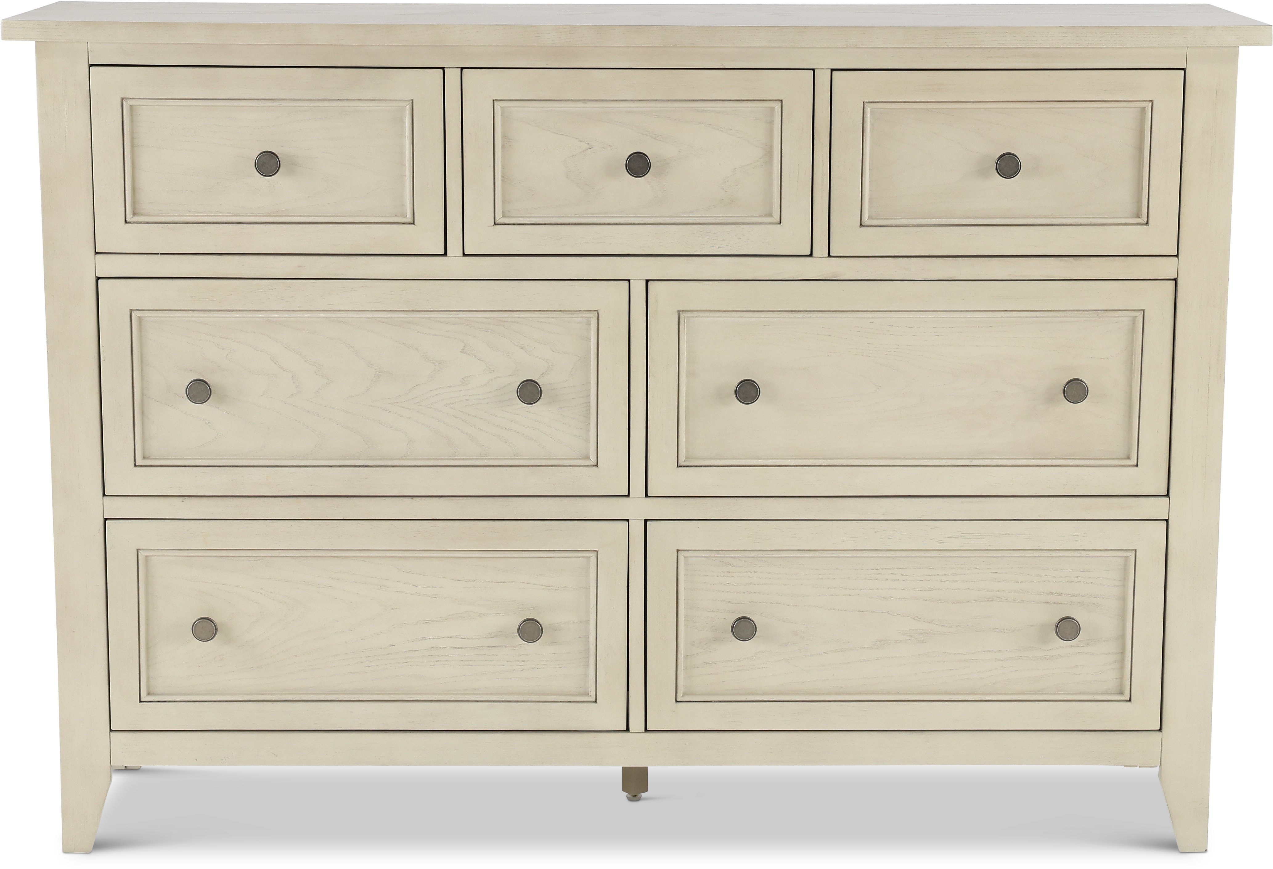 Raelynn Weathered White Dresser-1