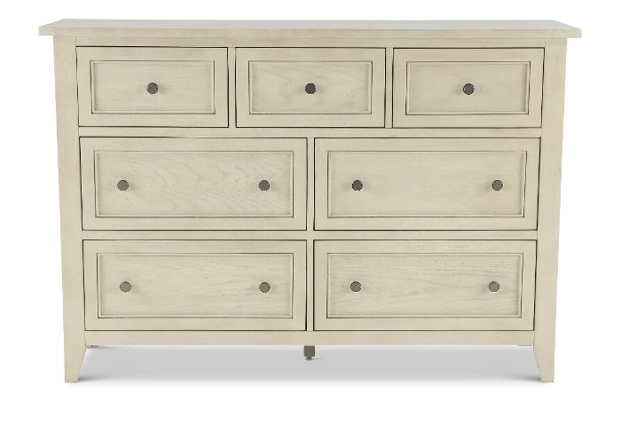 Raelynn Weathered White Dresser