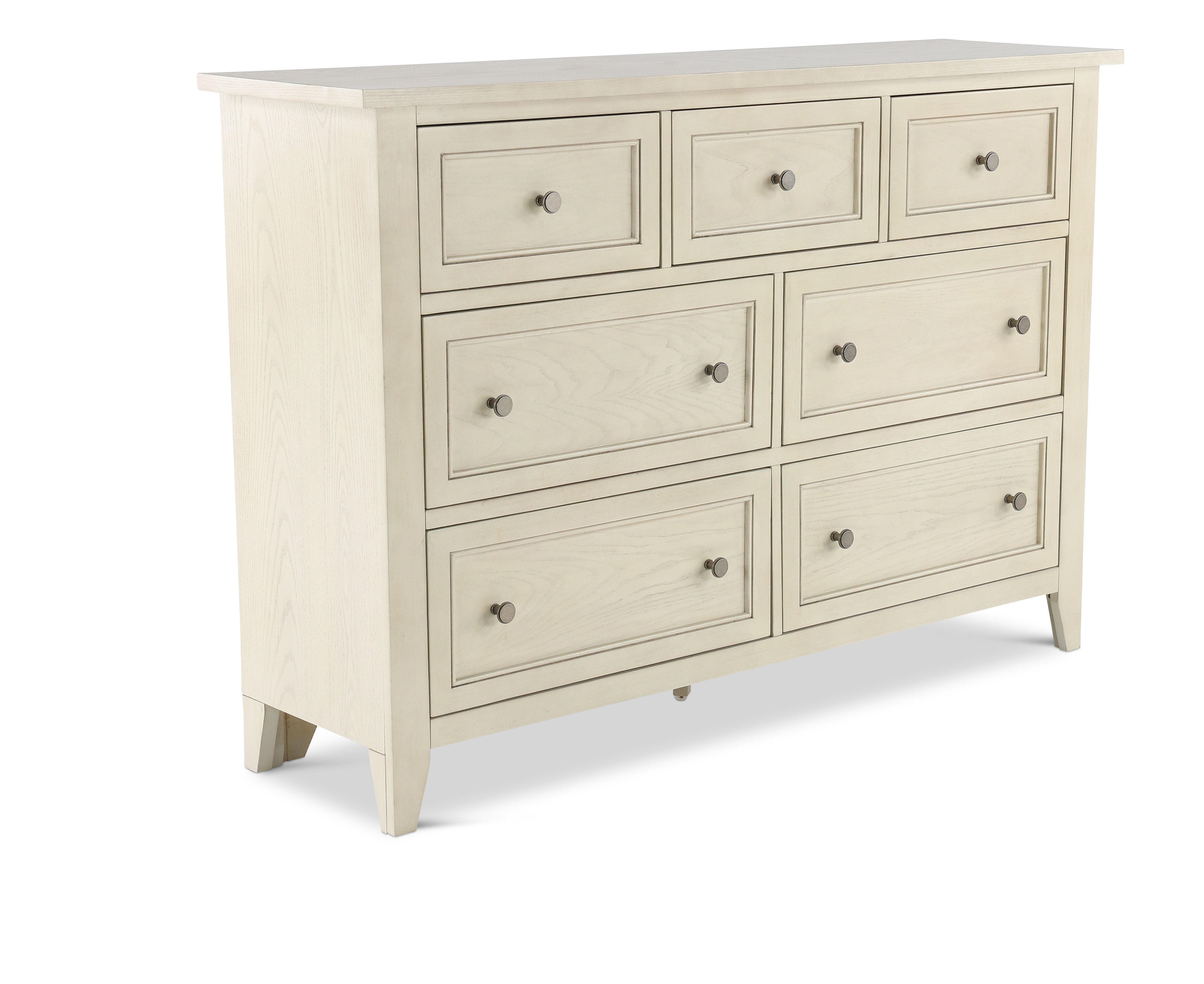 Raelynn Weathered White Dresser-2