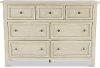 Weathered White Dresser - Raelynn