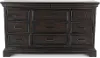 Caldwell Dark Brown Dresser