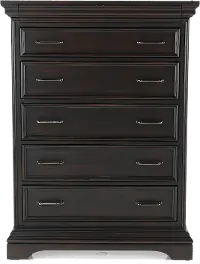 Caldwell Dark Brown Chest of Drawers