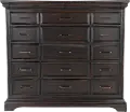 Caldwell Dark Brown Large Chest of Drawers