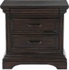 Classic Traditional Dark Brown Nightstand - Caldwell