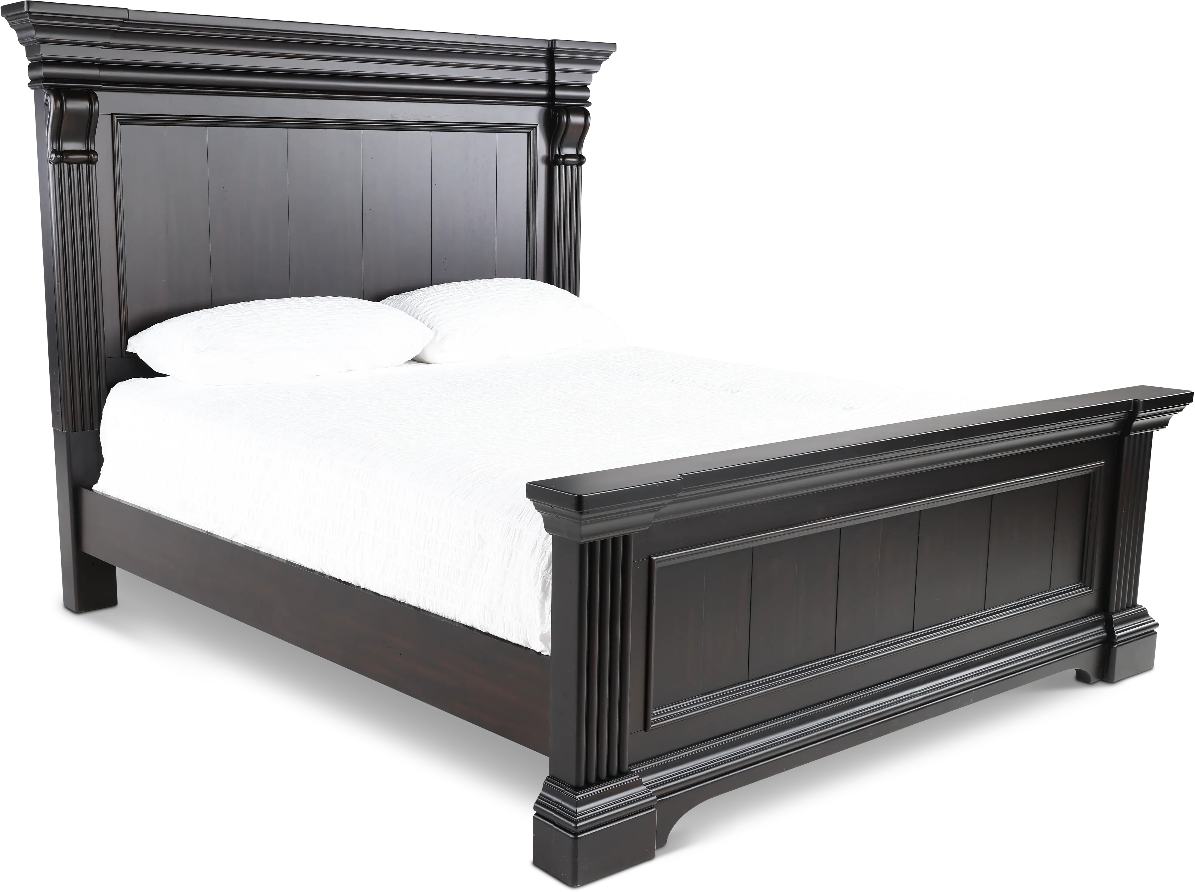 Caldwell Dark Brown Queen Bed-1